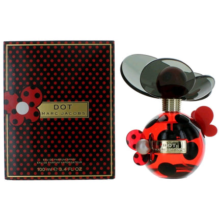 Marc Jacobs Women's EDP Spray - Dot Vanilla, Musk and Driftwood Base Notes, 3.4 oz ,