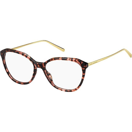 Marc Jacobs Women's Eyeglasses - Burgundy Havana Cat Eye Full-Rim Frame | MARC485 0YDC ,