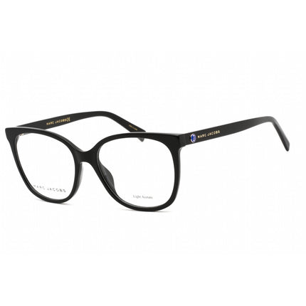 Marc Jacobs Women's Eyeglasses - Clear Demo Lens Black Acetate Square | MARC 380 807 ,