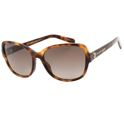 Marc Jacobs Women's Sunglasses - Acetate Havana Gold Full Rim Frame | 528/S 02IK LA ,