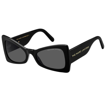 Marc Jacobs Women's Sunglasses - Black Butterfly Frame Grey Lens | 553/S 0807 IR ,