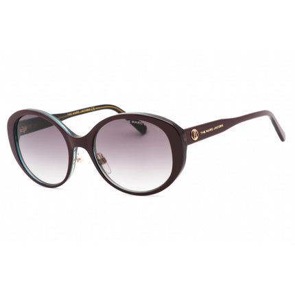 Marc Jacobs Women's Sunglasses - Burgundy Plastic Oval Frame | MARC 627/G/S 0LHF 9O ,