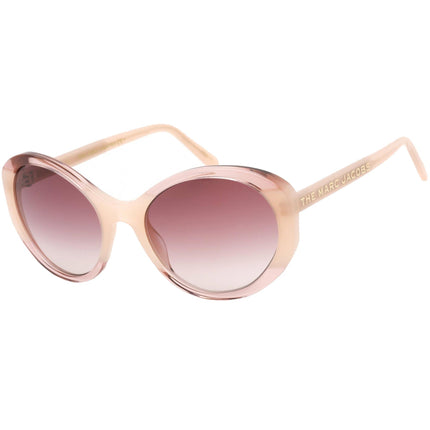 Marc Jacobs Women's Sunglasses - Burgundy Shaded Lens Oval Frame | 520/S 0NG3 3X ,