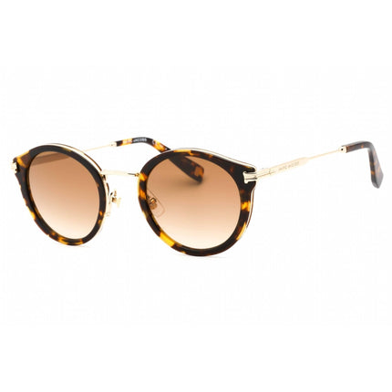 Marc Jacobs Women's Sunglasses - Full Rim Havana Plastic Round | MJ 1017/S 0086 HA ,