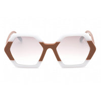 Marc Jacobs Women's Sunglasses - Full Rim Nude White Shield Frame | MARC 521/S 0BJS NQ ,