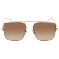 Marc Jacobs Women's Sunglasses - Gold Pilot Frame Gradient Brown Lens | 486/S J5G/HA ,