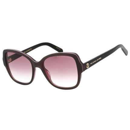 Marc Jacobs Women's Sunglasses - Grey Burgundy Butterfly Plastic | 555/S 07QY 3X ,