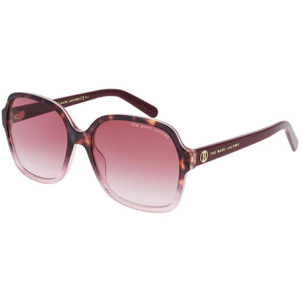 Marc Jacobs Women's Sunglasses - Square Acetate Burgundy Shaded Lens | 526/S 065T 3X ,