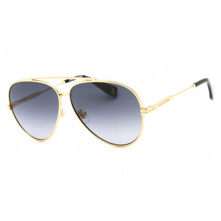 Marc Jacobs Women's Sunglasses - Yellow Gold Metal Aviator Frame | MJ 1007/S 0001 9O ,