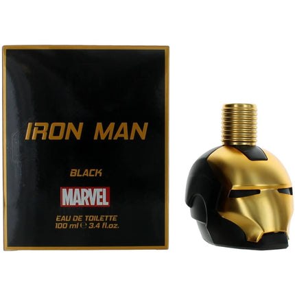 Marvel Men's Eau De Toilette Spray - Iron Man Black Long Lasting Fragrance, 3.4 oz ,