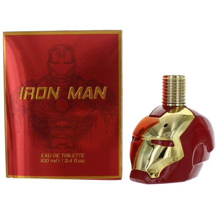 Marvel Men's EDT Spray - Iron Man Cinnamon, Bergamot and Apple Top Notes, 3.4 oz ,