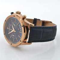 Maserati Men's Chronograph Watch - Circuito Blue Leather Strap | R8871627002 ,