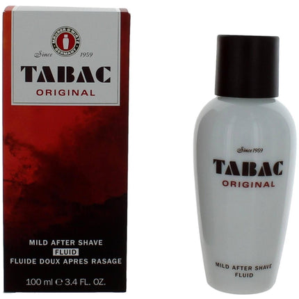 Maurer & Wirtz Men's After Shave Splash - Tabac Original Mild Fougere Scent, 3.4 oz ,