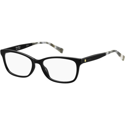 Max Mara Women's Eyeglasses - Black Marble Grey Plastic Frame | MAX MARA MM1349 0XHZ ,