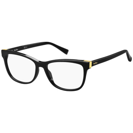 Max Mara Women's Eyeglasses - Black Plastic Frame, 54 mm | MM1423-0807-54-16-140 ,