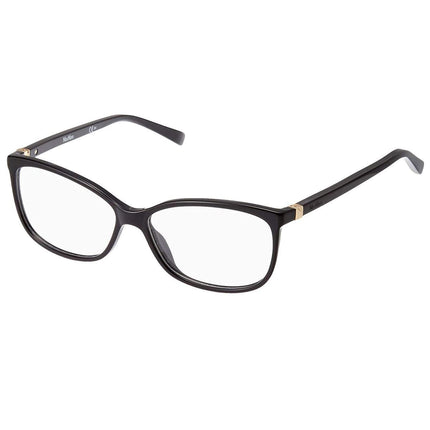 Max Mara Women's Eyeglasses - Black Plastic Frame, 54mm | MM1374-0807-54-14-140 ,