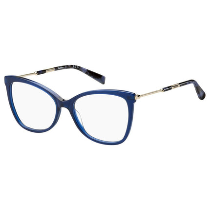 Max Mara Women's Eyeglasses - Blue Acetate Frame | MM1345-0PJP-54-17-145 ,