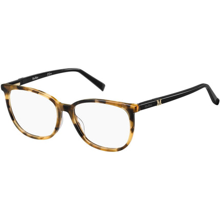 Max Mara Women's Eyeglasses - Brown Havana Plastic Frame | MM1412-0WR9-53-16-145 ,