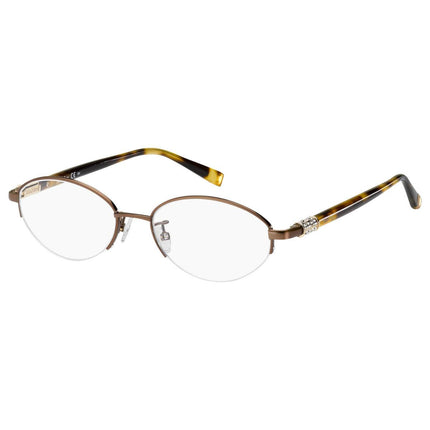 Max Mara Women's Eyeglasses - Brown Metal Frame | MM1341F-009Q-52-17-145 ,