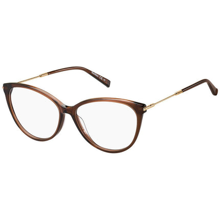 Max Mara Women's Eyeglasses - Brown Plastic Frame, 56 mm | MM1419-009Q-56-15-140 ,