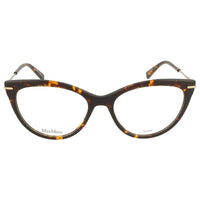 Max Mara Women's Eyeglasses - Dark Havana Plastic Frame | MM1372-0086-52-17-140 ,