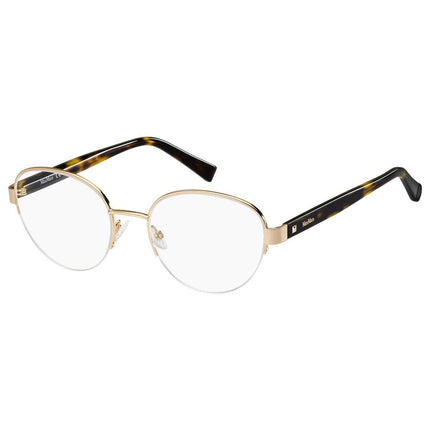 Max Mara Women's Eyeglasses - Gold Copper Metal Frame | MM1330-0DDB-54-19-140 ,