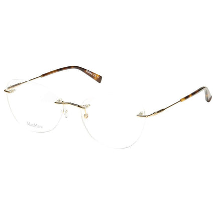 Max Mara Women's Eyeglasses - Gold Copper Metal Frame | MM1370-0DDB-53-16-140 ,