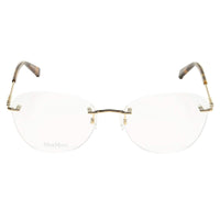 Max Mara Women's Eyeglasses - Gold Copper Metal Frame | MM1370-0DDB-53-16-140 ,