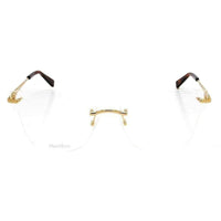 Max Mara Women's Eyeglasses - Gold Havana Metal Frame | MM1324-006J-59-15-145 ,