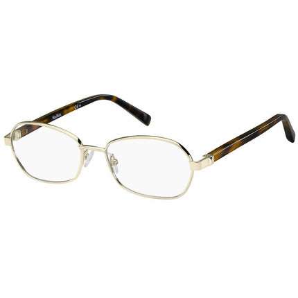 Max Mara Women's Eyeglasses - Light Gold Round Frame | MM1373-03YG-51-16-140 ,