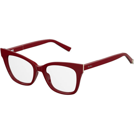 Max Mara Women's Eyeglasses - Red Acetate Frame | MM1318-0C9A-51-18-140 ,