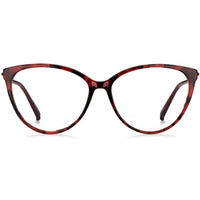Max Mara Women's Eyeglasses - Red Havana Plastic Cat Eye Frame | MAX MARA MM1419 00UC ,