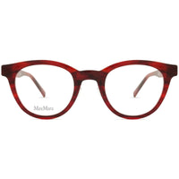 Max Mara Women's Eyeglasses - Red Horn Oval Full-Rim Frame | MAX MARA MM1334 573 ,