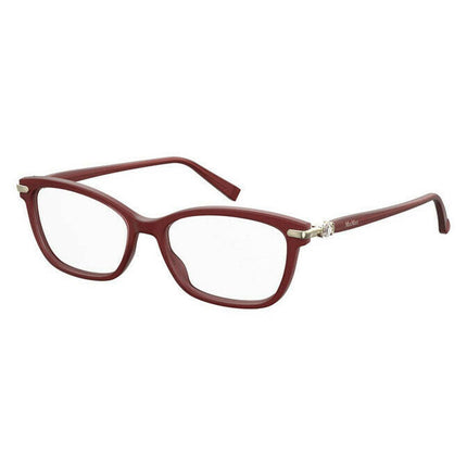 Max Mara Women's Eyeglasses - Red Rectangular Frame | MM1399-0C9A-53-17-145 ,