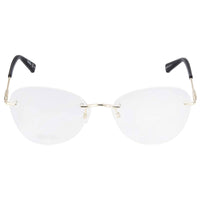 Max Mara Women's Eyeglasses - Rose Gold Metal Frame | MM1370-0000-53-16-140 ,