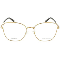Max Mara Women's Eyeglasses - Rose Gold Metal Frame | MM1396-0000-52-17-140 ,
