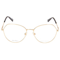 Max Mara Women's Eyeglasses - Rose Gold Metal Round Frame | MM1368-0000-54-17-140 ,