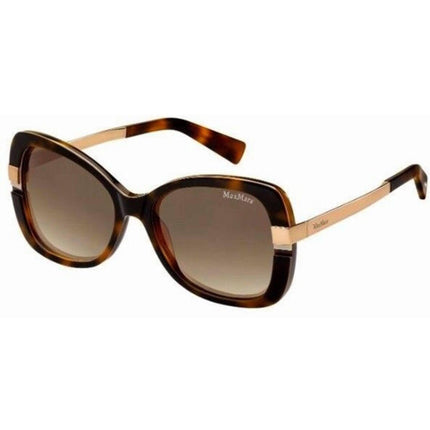 Max Mara Women's Sunglasses - Havana Ivory Gold Frame | MAX MARA LAYER I/S 0CJ7/JD ,