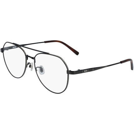 MCM Men's Eyeglasses - Black Iron Aviator Full-Rim Metal Frame | MCM 2140A 22 ,