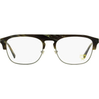 MCM Men's Eyeglasses - Khaki Horn Square Full-Rim Plastic Frame | MCM 2700 318 ,