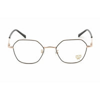 MCM Men's Eyeglasses - Shiny Rose Gold/Black Metal Geometric Frame | MCM 2141A 781 ,