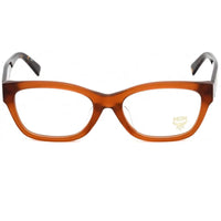 MCM Unisex Eyeglasses - Cognac Rectangular Full-Rim Plastic Frame | MCM 2606A 254 ,
