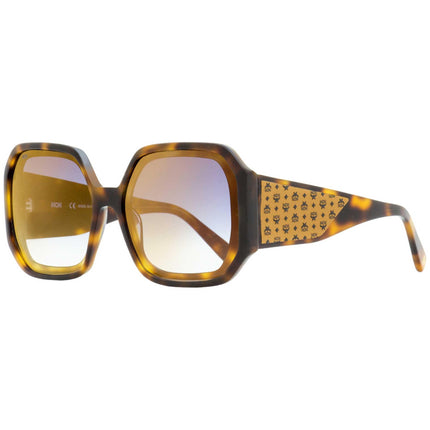 MCM Unisex Sunglasses - Grey Lens Full Rim Tortoise Plastic Square Frame | 709S 215 ,