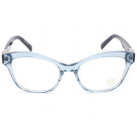 MCM Women's Eyeglasses - Clear Demo Lens Blue Cat Eye Plastic Frame | MCM2699E 424 ,