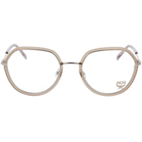 MCM Women's Eyeglasses - Nude Metal Full Rim Geometric Frame Demo Lens | MCM 2134 290 ,