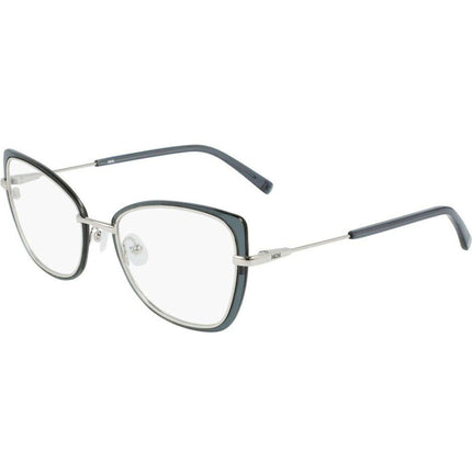 MCM Women's Eyeglasses - Slate Metal Full Rim Cat Eye Frame Demo Lens | MCM 2152 40 ,