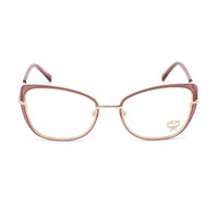 MCM Women's Eyeglasses - Wine Metal Full Rim Cat Eye Frame Demo Lens | MCM 2152 612 ,