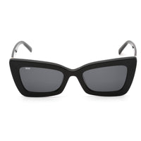 MCM Women's Sunglasses - Grey Lens Black Plastic Cat Eye Shape Frame | MCM703S 001 ,