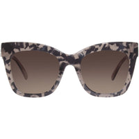 MCM Women's Sunglasses - Havana/Transparent Grey Butterfly Plastic Frame | 686SE 61 ,