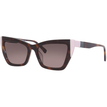 MCM Women's Sunglasses - Tortoise and Pink Cat Eye Shaped Acetate Frame | 722SLB 232 ,